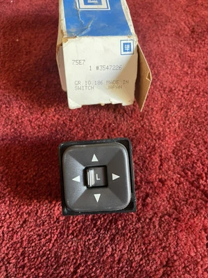 INTERRUPTOR DE ESPEJO RETROVISOR ELÉCTRICO GM CADILLAC ELDORADO 1996-2002 3547226 NUEVO DE STOCK Foto 1 de 4