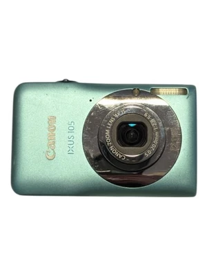 Canon IXUS 105 Digitalkamera 12.1 MP Silber Türkis  - Bild 1 von 4