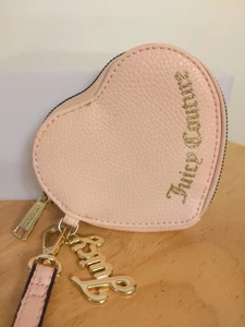 Juicy Couture Rosa/Gold Herz Münze Armband Geldbörse - Bild 1 von 4