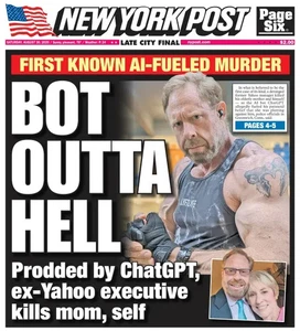 NEW YORK POST PERIÓDICO BOT OUTTA HELL KING TONG 30/08/25 - Imagen 1 de 2