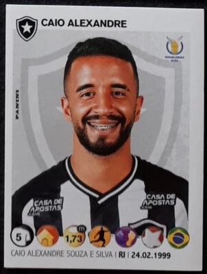 Panini 2020 Brasileirao #256 Caio Botafogo ROOKIE midfielder - Image 1 of 2