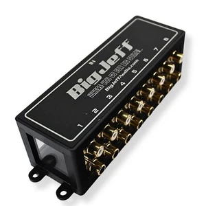 Big Jeff Audio 1-to-8 Pair Cockbox RCA Splitter Distribution Block - Picture 1 of 6
