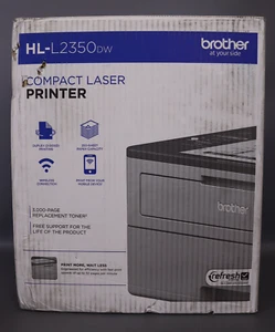 Brother HL-L2350DW Monochrome Compact Laser Printer w/ Wireless & Duplex print - Picture 1 of 6
