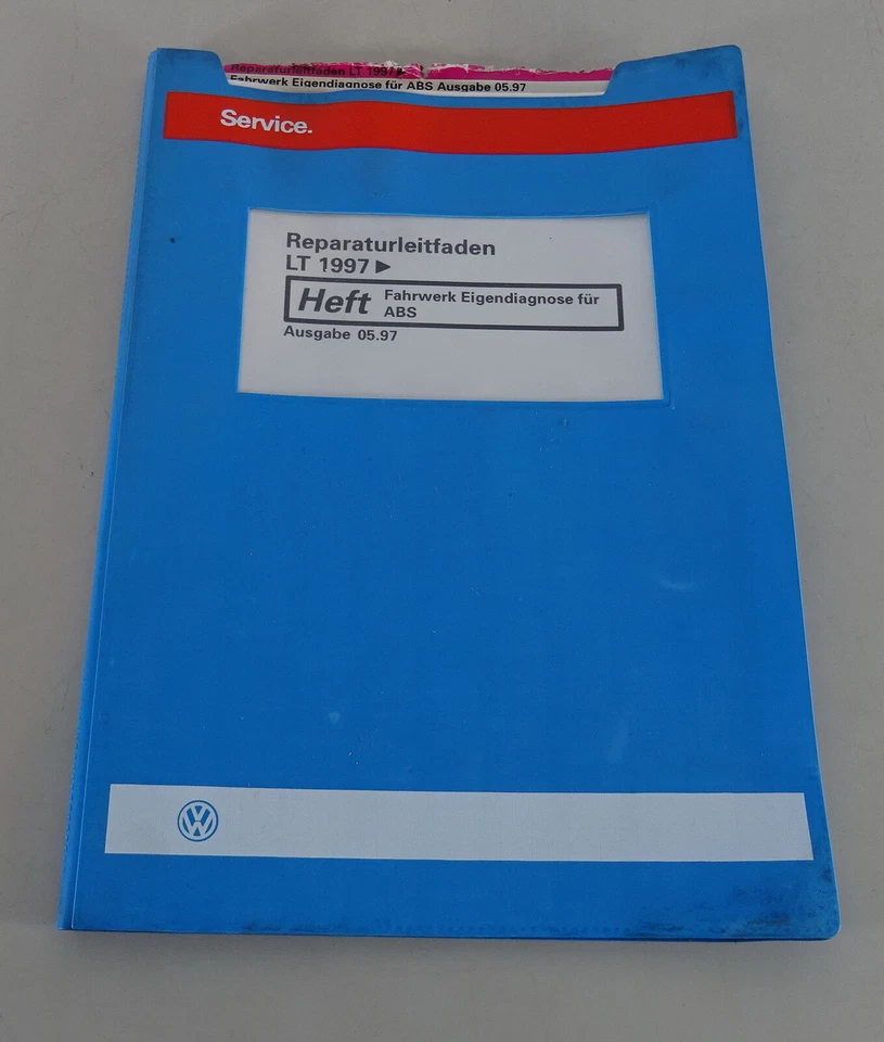 Manual de Taller VW Lt Suspensión Eigendiagnose para ABS Stand 05/1997 - Imagen 1 de 1