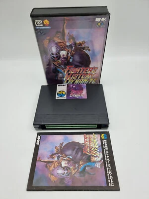 Fighters History Dynamite Neo geo aes Japan Box Used Original - Image 1 of 4