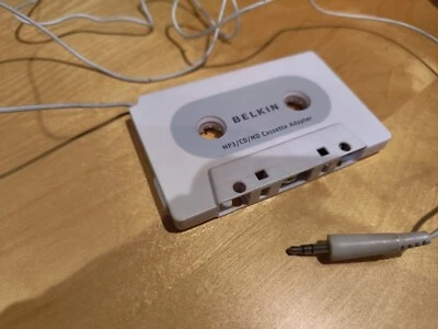 ADAPTADOR DE CASETE Belkin Conector auxiliar: MP3, CD, MD MiniDisc Foto 1 de 4