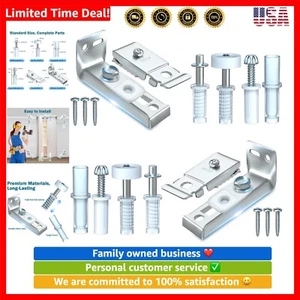 Kit de reparación de herrajes para puertas plegables - Paquete de 2 puertas correderas plegables para armarios reemplazan... - Imagen 1 de 7