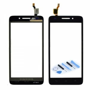 Touchscreen Display Glas für Reparatur Huawei Ascend G620S Flex Kabel Schwarz - Zdjęcie 1 z 3