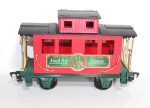 Eztec Train North Pole Express G-Gauge Christmas Caboose - Picture 1 of 6