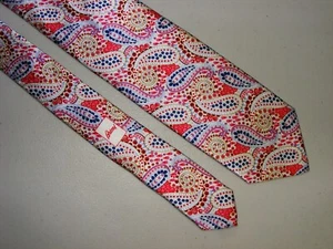 MENS BRIONI HANDMADE IN ITALY PAISLEY 100% SILK NECK TIE DIS 1S638 - Picture 1 of 14