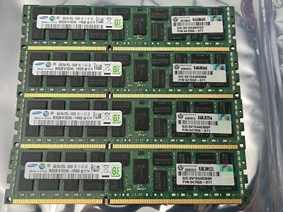 Memoria de servidor Samsung 32 GB (8 GB x 4) 2Rx4 PC3L-10600R DDR3 1333 MHz ECC RDIMM Foto 1 de 3