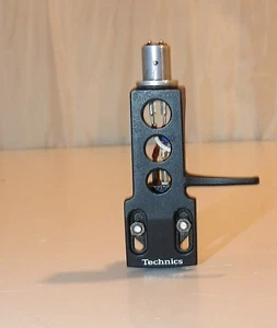 UNLABELED SHURE M44-7 CARTRIDGE WITH EXCELLENT NEEDLE STYLUS TECHNICS HEADSHELL - Picture 1 of 7