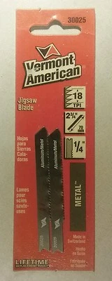  Vermont - 2PK 2-3/4in. 18 TPI U-shank (High Speed Steel) Metal/Alum. 30025 - Imagem 1 de 2