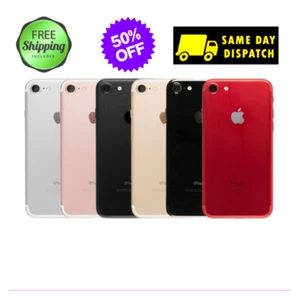 Apple iPhone 7 |128GB 32GB| Unlocked Verizon T-Mobile Red/Black/Rose Gold - Picture 1 of 9