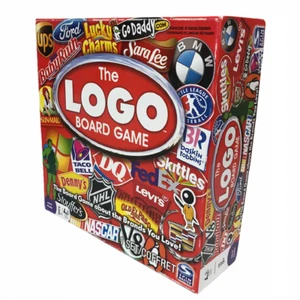 The Logo Board Game About The Brands You Love by Spinmaster Used Complete Fun - Picture 1 of 6