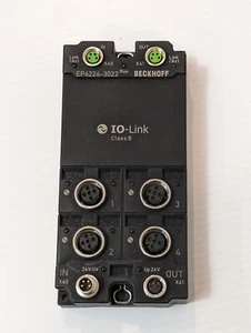 Beckhoff EP6224-3022 EtherCAT, interfaz de comunicación 4 canales, IO-Link, maestro, M12 - Imagen 1 de 11