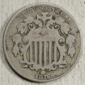 1876 Scudo Nichel, Ottimo, Popolare Anno Centenario Edizione 0421-03 - Foto 1 di 2