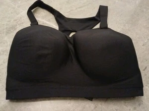 32B M&S GOODMOVE Ultimate Support Custom Fit Sports Bra BLACK - Picture 1 of 6