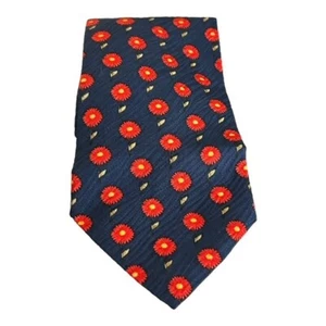 Hugo Boss Men's Necktie Silk 58" L 4" W Made in Italy Floral - Picture 1 of 3