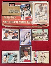 2001 Fleer Platinum Maddux Prime Numbers Derick Jeter Winning Combination 