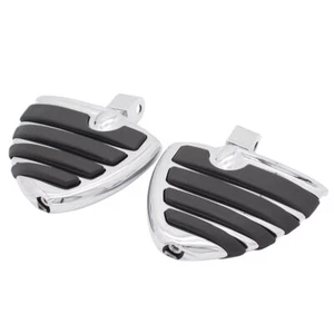 1 Pair Chrome Front & Rear Foot Pegs Rests For 2000-2007 Honda Shadow 1100 Sabre - Picture 1 of 8