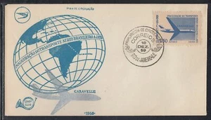Brazil Scott C91 FDC - Inaugeration of Jet Flights - Picture 1 of 1