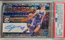 Bogdan Bogdanovic Sacramento Kings 2017 Optic FB Signature RC Card PSA Gem Mt 10