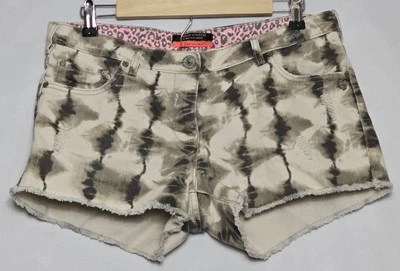 Women's Maison Scotch Cut-Off Shorts Grey Marbled Size 29 - Image 1 of 4