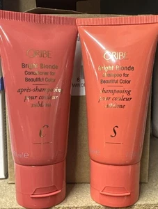 Oribe Bright Blonde Shampoo & Conditioner For Beautiful Colour 50ml Set - Picture 1 of 1