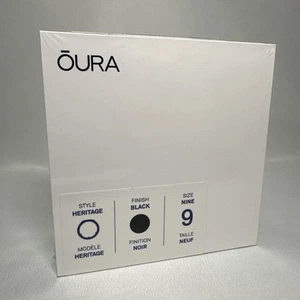 Oura Ring Gen 3 Heritage Color Black Size 9 - SEALED! - Picture 1 of 2