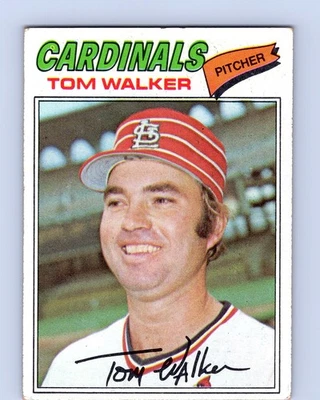 1977 Topps #652 Tom Walker St. Louis Cardinals Baseball Card EX - Image 1 of 2