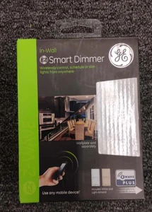 GE In-Wall EZ Smart Dimmer Z-Wave Plus White ZW3005, OBN, N2 - Picture 1 of 3