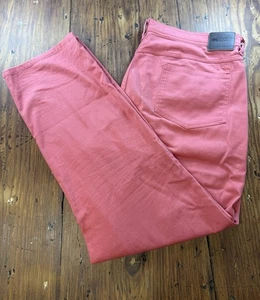 Onward Reserve Pants Men’s 38x30 Salmon Classic 5 Pocket Straight Leg Preppy - Picture 1 of 14