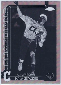 2025 Topps Chrome #21 Triston McKenzie Negative Refractor Guardians - Picture 1 of 2
