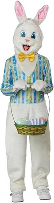 Роскошный кролик пасхальный кролик животное белый карнавальный костюм для Хэллоуина ребенка - Изображение 1 из 3