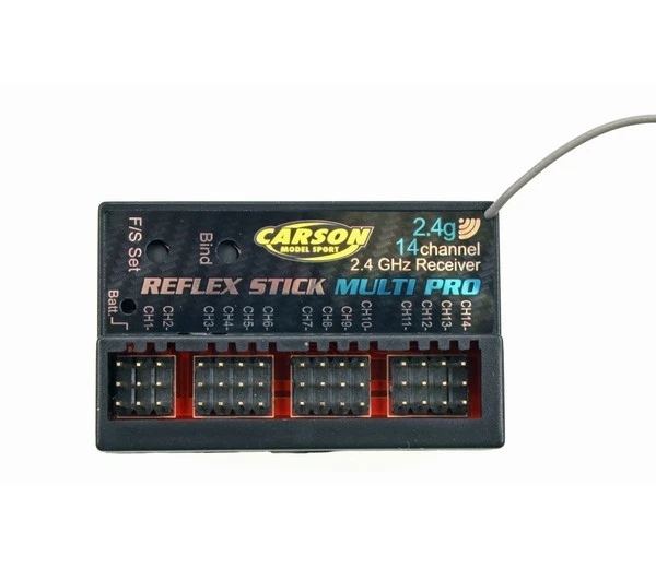 Carson 501540 Empfänger REFLEX Stick Multi Pro 14K 2,4GHz 500501540 - Bild 1 von 1