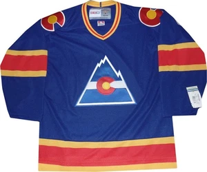 Maglia Colorado Rockies CCM M550 Throwback Medium NUOVA etichette RARA - Foto 1 di 3