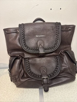 MONTANA WEST  CONCEALED CARRY BACK PACK BOOK BAG PURSE COFFEE COLOR - Image 1 of 4