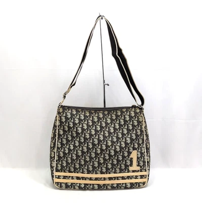 Auténtico bolso de hombro Christian Dior Trotter No.1 con logotipo negro Foto 1 de 4