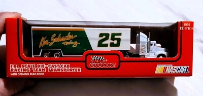 1993 Racing Champions Semi Transporter Die-Cast Cab 1:87 Ken Schrader #25 - Image 1 of 4