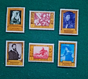 BELGIO 1958 - DIPINTI - SERIE COMPLETA 6 VAL MNH** - Imagen 1 de 8