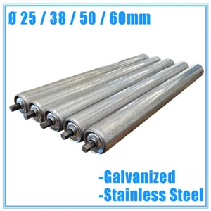 Ø 25/38/50/60mm Assembly Line Conveyor Rollers Galvanized/Stainless Steel - Picture 1 of 7