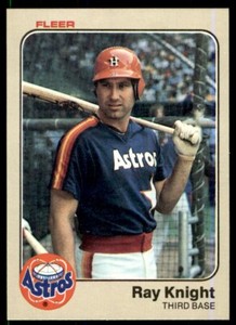 1983 Fleer Ray Knight Houston Astros #453