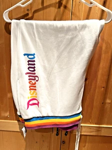 Pantalones deportivos recortados para mujer DISNEYLAND ribete de color a rayas - 2X - Imagen 1 de 7
