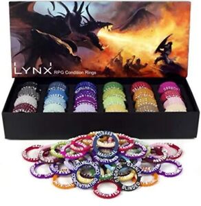 LYNX RPG Condition Coins 24 different rings X4 of each ring for 96 rings.