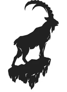 MOUNTAIN GOAT Vinyl Decal -Sticker for Car Truck SUV Van Phone Laptop Wall Yeti - Foto 1 di 2