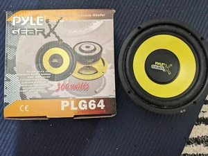 Pyle PLG64 6.5" 300 Watt 4 Ohm Mid Bass Subwoofer: 2 Speakers - Picture 1 of 1