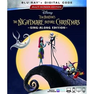 Disney The Nightmare Before Christmas Tim Burton Sing Along Edition Blu-Ray DVD - Picture 1 of 6