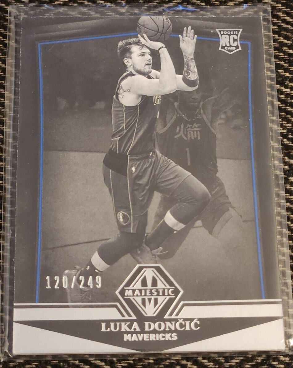 LUKA DONCIC - 2018-19 CHRONICLES MAJESTIC - #348 - ROOKIE - #/249 - MAVS -