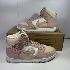 Women’s Nike Dunk High Next Nature Pink Oxford Toasty Size W7/M5.5 DN9909-200 DS - Picture 1 of 13